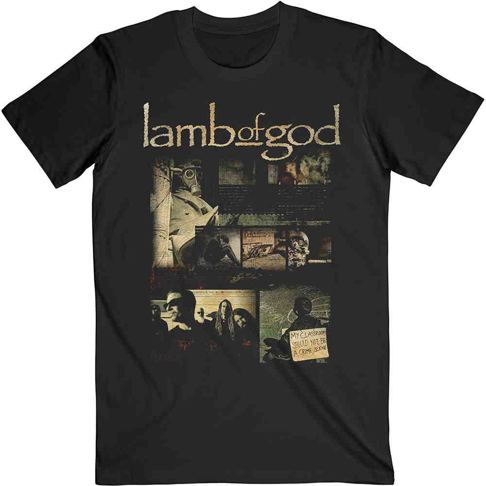 LAMB OF GOD ラムオブゴッド - ALBUM COLLAGE / Tシャツ / メンズ - PGS